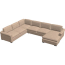 Palliser Ensemble Roll Arm 77919 3 pc Sectional - Torrey Cashmere IMAGE 1