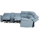  Palliser Henry 41051 6 pc Power Sectional - Traverse Haze IMAGE 4