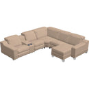  Palliser Tabor 41080 6 pc Power Sectional - Torrey Cashmere IMAGE 1