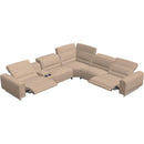  Palliser Armina Power Reclining Fabric 6 pc Sectional 44010-7P/44010-K3/44010-70/44010-9A/44010-70/44010-6P-TORREY-CASHMERE IMAGE 2