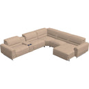  Palliser Armina Power Reclining Fabric 6 pc Sectional 44010-7P/44010-K3/44010-70/44010-9A/44010-70/44010-C3-TORREY-CASHMERE IMAGE 1