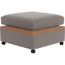  Palliser Lotus Fabric Ottoman 44012-S9-TORREY-SOFT-TRUFFLE IMAGE 3