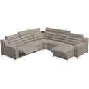  Palliser Lotus Power Reclining Leather 5 pc Sectional 44012-5W/44012-S2/44012-1L/44012-S2/44012-C3-EVOQUE STONE IMAGE 2