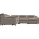  Palliser Lotus Power Reclining Leather 5 pc Sectional 44012-5W/44012-S2/44012-1L/44012-S2/44012-C3-EVOQUE STONE IMAGE 3