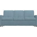  Palliser California Fabric Queen Sofabed 40525-22-AREZZO-FRENCH-BLUE IMAGE 3