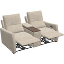  Palliser Luna Power Reclining Fabric Loveseat with Console 40110-L8-DREAMY-COCOA IMAGE 2
