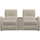  Palliser Luna Power Reclining Fabric Loveseat with Console 40110-L8-DREAMY-COCOA IMAGE 3