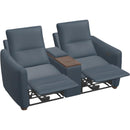  Palliser Sanibel Power Reclining Leather Loveseat with Console 40111-L8-EVOQUE-ATLANTIC IMAGE 2