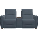  Palliser Sanibel Power Reclining Leather Loveseat with Console 40111-L8-EVOQUE-ATLANTIC IMAGE 3