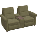  Palliser Essex Stationary Fabric Loveseat with Console 40112-SA-CATRIN-GREENFIELD IMAGE 1