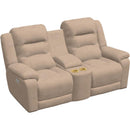  Palliser Leighton Power Reclining Fabric Loveseat with Console 41063-68-TORREY-CASHMERE IMAGE 1