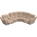 Palliser Leighton Power Reclining Fabric 6 pc Sectional 41063-L2/41063-K2/41063-10/41063-9X/41063-10/41063-L1-TORREY-CASHMERE IMAGE 2