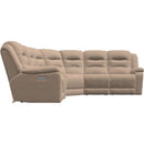  Palliser Leighton Power Reclining Fabric 6 pc Sectional 41063-L2/41063-K2/41063-10/41063-9X/41063-10/41063-L1-TORREY-CASHMERE IMAGE 3