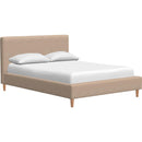  Palliser Auremo California King Upholstered Platform Bed 77130-C1/79006-CR/79005-CW-TORREY-CASHMERE IMAGE 1