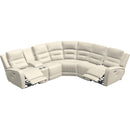  Palliser Washington Power Reclining Leather 6 pc Sectional 41067-L2/41067-K2/41067-10/41067-9X/41067-10/41067-L1-SOLANA-TUSK IMAGE 2