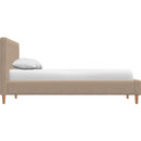  Palliser Auremo Full Upholstered Platform Bed 77130-F1/79006-FR/79005-FW-TORREY-CASHMERE IMAGE 3