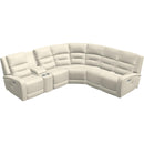  Palliser Washington Power Reclining Leather 6 pc Sectional 41067-L2/41067-K2/41067-L3/41067-9X/41067-10/41067-L1-SOLANA-TUSK IMAGE 1