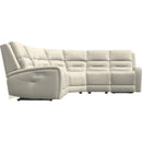 Palliser Washington Power Reclining Leather 6 pc Sectional 41067-L2/41067-K2/41067-L3/41067-9X/41067-10/41067-L1-SOLANA-TUSK IMAGE 3