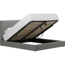  Palliser Auremo Queen Upholstered Platform Bed with Storage 77130-Q1/79006-QL/79005-QG-TORREY-CASHMERE IMAGE 6
