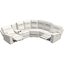  Palliser Leo Power Reclining Leather 6 pc Sectional 41185-L2/41185-K2/41185-10/41185-9X/41185-10/41185-L1-EVOQUE-MIST IMAGE 2