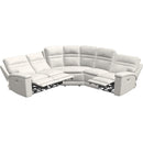  Palliser Leo Power Reclining Leather 5 pc Sectional 41185-L2/41185-L3/41185-9X/41185-10/41185-L1-EVOQUE-MIST IMAGE 2