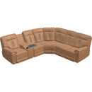  Palliser Oakley Power Reclining Leather 6 pc Sectional 41187-L2/41187-K2/41187-10/41187-9X/41187-10/41187-L1-REIN-TOAST IMAGE 1