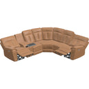  Palliser Oakley Power Reclining Leather 6 pc Sectional 41187-L2/41187-K2/41187-10/41187-9X/41187-10/41187-L1-REIN-TOAST IMAGE 2