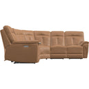  Palliser Oakley Power Reclining Leather 6 pc Sectional 41187-L2/41187-K2/41187-10/41187-9X/41187-10/41187-L1-REIN-TOAST IMAGE 3