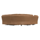  Palliser Oakley Power Reclining Leather 6 pc Sectional 41187-L2/41187-K2/41187-10/41187-9X/41187-10/41187-L1-REIN-TOAST IMAGE 4