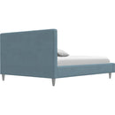  Palliser Auremo Queen Upholstered Platform Bed with Storage 77130-Q1/79006-QD/79004-QB/79005-QW-AREZZO FRENCH BLUE IMAGE 5