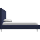  Palliser Auremo California King Upholstered Platform Bed with Storage 77130-C2/79006-CD/79004-CB/79005-CW-AREZZO NAVY IMAGE 4