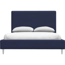  Palliser Auremo Queen Upholstered Platform Bed with Storage 77130-Q2/79006-QD/79004-QB/79005-QW-AREZZO NAVY IMAGE 3