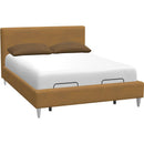  Palliser Auremo King Upholstered Platform Bed 77130-K1/79006-KM/79005-KA-AREZZO GOLD IMAGE 1