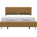  Palliser Auremo King Upholstered Platform Bed 77130-K1/79006-KM/79005-KA-AREZZO GOLD IMAGE 3
