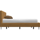  Palliser Auremo King Upholstered Platform Bed 77130-K1/79006-KM/79005-KA-AREZZO GOLD IMAGE 4