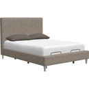  Palliser Auremo California King Upholstered Platform Bed 77130-C2/79006-CM/79005-CA-TORREY-SOFT-TRUFFLE IMAGE 1