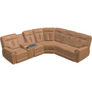  Palliser Oakley Power Reclining Leather 6 pc Sectional 41187-L2/41187-K2/41187-L3/41187-9X/41187-10/41187-L1-REIN-TOAST IMAGE 1