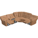  Palliser Oakley Power Reclining Leather 6 pc Sectional 41187-L2/41187-K2/41187-L3/41187-9X/41187-10/41187-L1-REIN-TOAST IMAGE 2