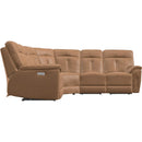  Palliser Oakley Power Reclining Leather 5 pc Sectional 41187-67/41187-10/41187-9X/41187-10/41187-66-REIN-TOAST IMAGE 3