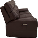  Palliser Aedon Power Reclining Leather Sofa 41502-L6-SOLANA-COCOA IMAGE 4