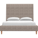  Palliser Skye California King Upholstered Platform Bed 77132-C3/79006-CR/79005-CW-COBBLESTONE-MARBLE IMAGE 3
