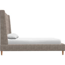  Palliser Skye California King Upholstered Platform Bed 77132-C3/79006-CR/79005-CW-COBBLESTONE-MARBLE IMAGE 4