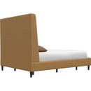  Palliser Skye California King Upholstered Platform Bed 77132-C2/79006-CM/79005-CA-REIN-CARAMEL IMAGE 5