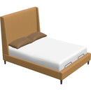  Palliser Skye Queen Upholstered Platform Bed 77132-Q2/79006-QM/79005-QA-REIN-CARAMEL IMAGE 2