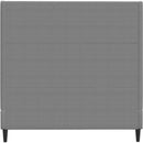  Palliser Palermo California King Upholstered Platform Bed 77133-C3/79006-CR/79005-CW-ROWEN-STONEWASH IMAGE 6