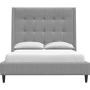  Palliser Palermo Full Upholstered Platform Bed 77133-F3/79006-FR/79005-FW-ROWEN-STONEWASH IMAGE 3