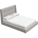  Palliser Palermo Full Upholstered Platform Bed with Storage 77133-F2/79006-FL/79005-FG-ROWEN-SILVER IMAGE 2