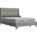  Palliser Palermo California King Upholstered Platform Bed 77133-C2/79006-CM/79005-CA-DREAMY-GRANITE IMAGE 1