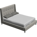  Palliser Palermo Queen Upholstered Platform Bed 77133-Q2/79006-QM/79005-QA-DREAMY-GRANITE IMAGE 2