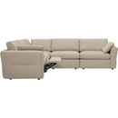  Palliser Harlo Power Reclining Fabric 5 pc Sectional 77177-E4/77177-E2/77177-11/77177-81/77177-E3-CATRIN-GRECIAN-LINEN IMAGE 4